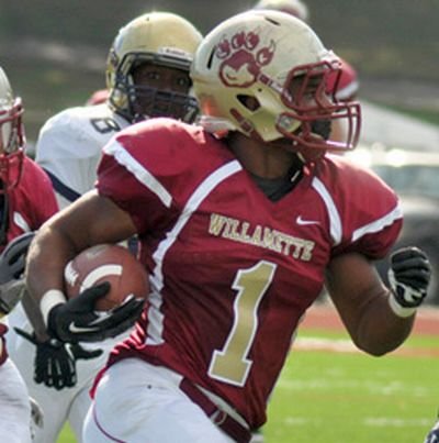 Dylan Jones rushed for 345 yards last season and has gained 1,258 career rushing yards. He has scored 16 rushing touchdowns. Photo Courtesy: Willamette Athletics