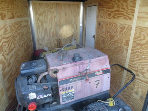 Welder recovered from inside one of the stolen trailers
