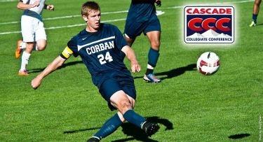 Tim Kagey led Corban to a pair of shutout wins while also dishing out an assist this past week. Phot