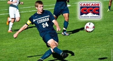 Tim Kagey led Corban to a pair of shutout wins while also dishing out an assist this past week. Photo Courtesy: Doug Pfeiler - Corban Athletics