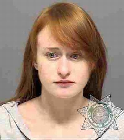 20-year-old Rebecca Picken of Molalla, was arrested on drug possession and distribution charges. Pho