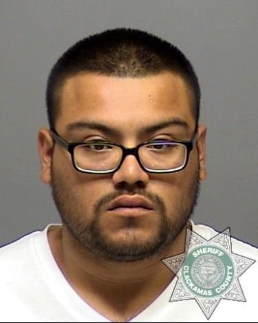 24-year-old Jesus Hernandez from Hillsboro. Photo Courtesy: Clackamas County Jail