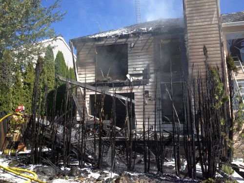 Tualatin Valley Fire and Rescue firefighters were dispatched to an original report of a grass fire on 14500 block of SW 148th Place in Tigard on Thursday. Photo Courtesy: TVF&R