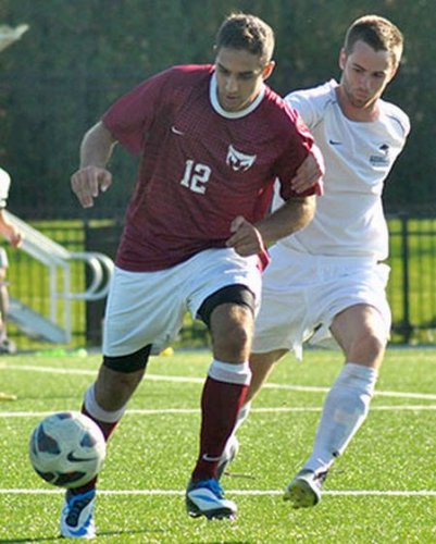 Yazan Hishmeh (Jr., F, Ventura, CA/Saint Bonaventure HS) of Willamette University has been selected as the Northwest Conference Men's Soccer Offensive Student-Athlete of the Week for the week ending on Sept. 14. Photo Courtesy: Willamette Athletics