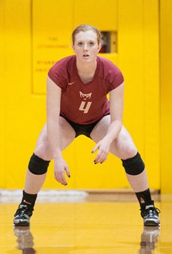 Riley Fawcett was one of four Bearcats with six or more kills against Schreiner. Photo Courtesy: Wil