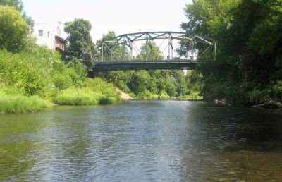 The public is being asked to stay out of the South Yamhill River near Green Bridge. Photo Courtesy: 