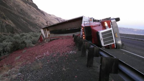 1997 Peterbilt truck Photo - Oregon State Police 