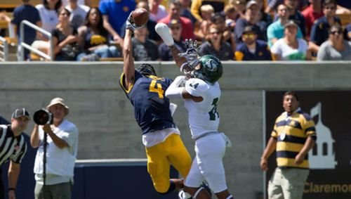 Kenny Lawler one-handed TD vs. Sac State. Photo Courtesy: GoldenBearSports.com