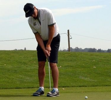 Kade Crossland finished at nine-under par in the tournament victory. Photo Courtesy: Corban Athletic