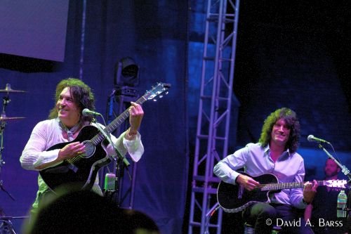 Paul Stanley and Tommy Thayer. Photo Courtesy: David A. Barss - Oregon Military Museum