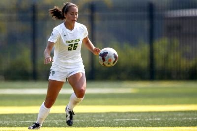 Allie Rodriguez scored her first-career goal Thursday night at BYU. Photo Courtesy: goducks.com