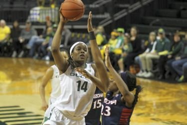 Jillian Alleyne and the Ducks open conference play on Jan. 3 at USC. Photo Courtesy:goducks.com