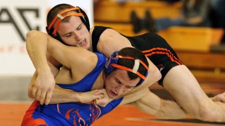 The Oregon State wrestling team will open an ambitious 2014-15 schedule on Nov. 9 at the annual Mike Clock Open at Pacific University in Forest Grove. Photo Courtesy: OSU Athletics