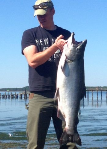 Fall Salmon have arrived on the north Oregon coast, and the fishing so far has been good to exceptio