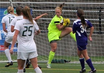 Junior goalkeeper Caitlin Plese was named Big Sky Defensive Player of the Week Tuesday after nearly 