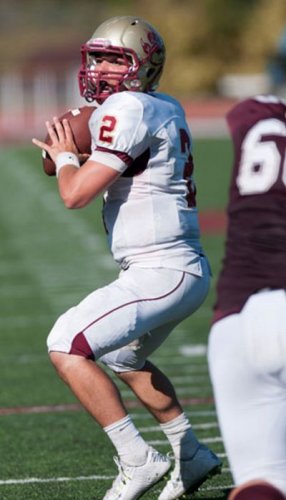 WU QB Trent Spallas completed 14 of 28 passes and threw for three touchdowns. Photo Courtesy: Christ