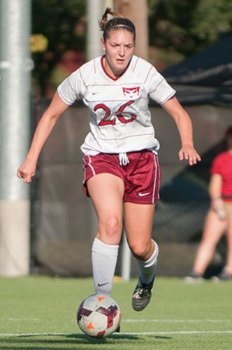 Emma Sanders lead all Bearcats starters with two shots Wednesday against the Pioneers. Photo Courtes